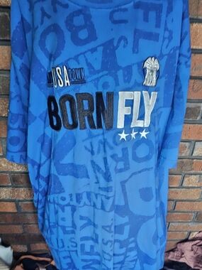 Born Fly Blue Graphic Tee
